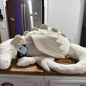 Gigantic Jellycat Snow Dragon
